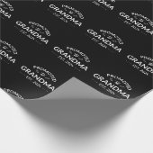 Papier Cadeau Promu À Grand-Mère Est. 2024 II (Coin)