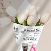 Papier Cadeau Proposition de la servante Journal Flower Wrap pho