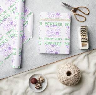 Papier Cadeau Propulsé par le café et les vibrations effrayantes