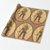 Papier Cadeau Prospecteur mineur (Déroulé)