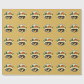 Papier Cadeau Protéger le Pika des parcs (Plat)