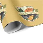 Papier Cadeau Protéger le Pika des parcs (Coin rond)