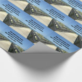 Papier Cadeau Proverbes 20:7 Le juste marche dans l'intégrité (Coin)