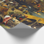 Papier Cadeau Proverbes de Pieter Brueghel Netherlandish (Coin)