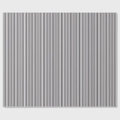 Papier Cadeau Prune Minuit Mince Rayé (Plat)