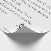 Papier Cadeau PSAUM 1:1-3 Botanic design, (Coin)