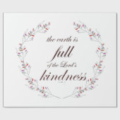 Papier Cadeau Psaume 33 (Plat)