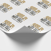Papier Cadeau Psaume 46_5 Typographie chrétienne Vector (Coin)