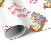 PAPIER CADEAU PSYCH (Coin rond)