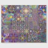 Papier Cadeau Psychedelia graphique (Plat)