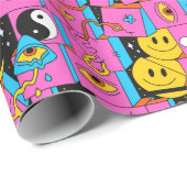 Papier Cadeau Psychodelique (Coin rond)