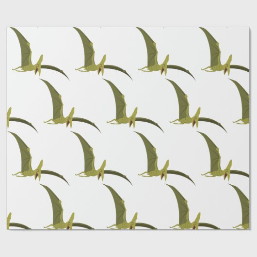 Papier Cadeau Ptéodactyle volant (Plat)