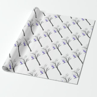 Papier Cadeau Ptérodactyle dans un arbre