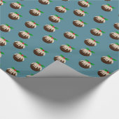 Papier Cadeau Pudding de prune de Noël (Coin)