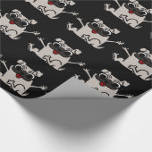 Papier Cadeau Pug heureux (Coin)
