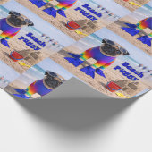Papier Cadeau Puggy de la plage (Coin)
