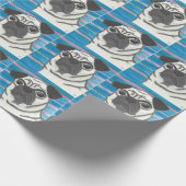 Papier Cadeau Pugly est beau papier d'emballage (Coin)