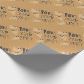 Papier Cadeau Pugs de yoga (Coin)