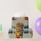 Papier Cadeau Puissance des écureuils