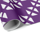 Papier Cadeau Puissance violette (Coin rond)