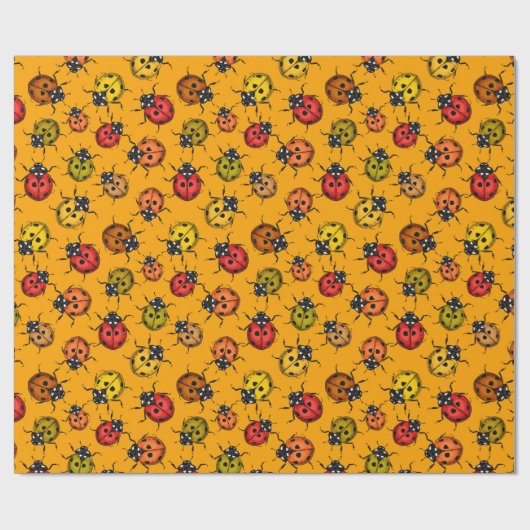 Papier Cadeau Puits colorés (Plat)