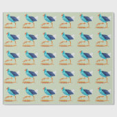 Papier Cadeau Pukeko (Plat)