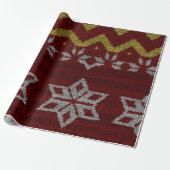 Papier Cadeau Pull de Noël (Déroulé)
