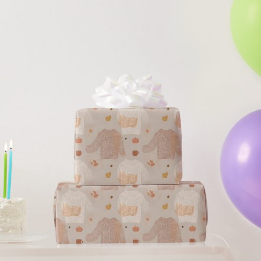 Papier Cadeau Pull douillet (Cadeaux de fête)