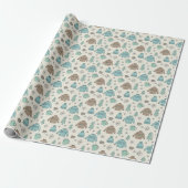Papier Cadeau Pull douillet d'hiver & Cacao chaud mignon (Déroulé)