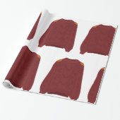 Papier Cadeau Pull tricoté (Déroulé)