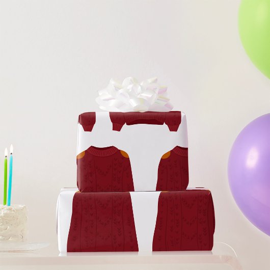 Papier Cadeau Pull tricoté