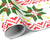 Papier Cadeau Pullover démodé (Fais avec) Renne Noël (Coin rond)