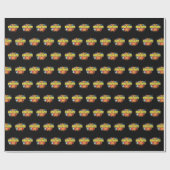 Papier Cadeau Pun Dino-mite Dinosaure Lover Dynamite (Plat)