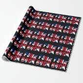 Papier Cadeau Punk Rock Drapeau Royaume-Uni (Déroulé)