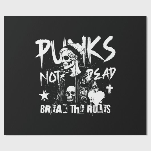 Papier Cadeau Punks non morts (Plat)