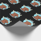 Papier Cadeau Puns Amoose Me Drôle Moose Pun Moose Dark BG (Coin)