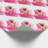 Papier Cadeau Puppy french bulldog disguised (Coin)