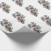Papier Cadeau Pups dalmate couchage (Coin)