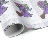 Papier Cadeau purger le platicorn (Coin rond)