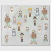 Papier Cadeau Purim Costume Kids Character Collectio (Plat)