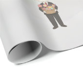 Papier Cadeau Purim Costume Kids Character Collectio (Coin rond)