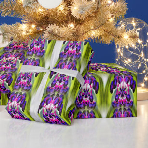 Papier Cadeau Purple Berries Abstrait Nature Art Motif