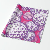 Papier Cadeau Purple Birthday Golf Party (Déroulé)