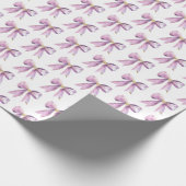 Papier Cadeau Purple Coquette Bow (Coin)