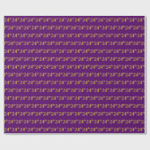Papier Cadeau Purple, Faux Gold 24e (Vingt-quatrième) (Plat)