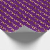 Papier Cadeau Purple, Faux Gold 96e (Quatre-vingt-seizième) (Coin)