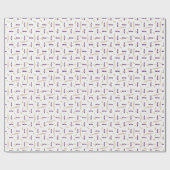 Papier Cadeau Purple Félicitations Diplôme Classe Année Grad (Plat)