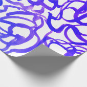 Papier Cadeau Purple Flèches modernes Abstrait Aquarelle Design (Coin)