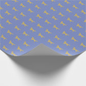 Papier Cadeau Purple Golden extracteur avec parties scintillant (Coin)