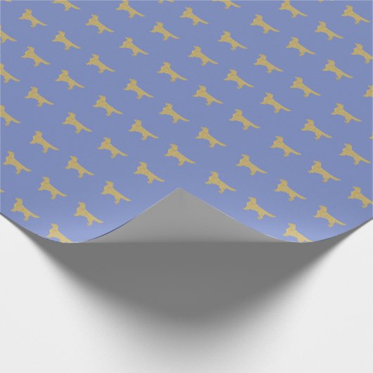 Papier Cadeau Purple Golden extracteur avec parties scintillant (Coin)